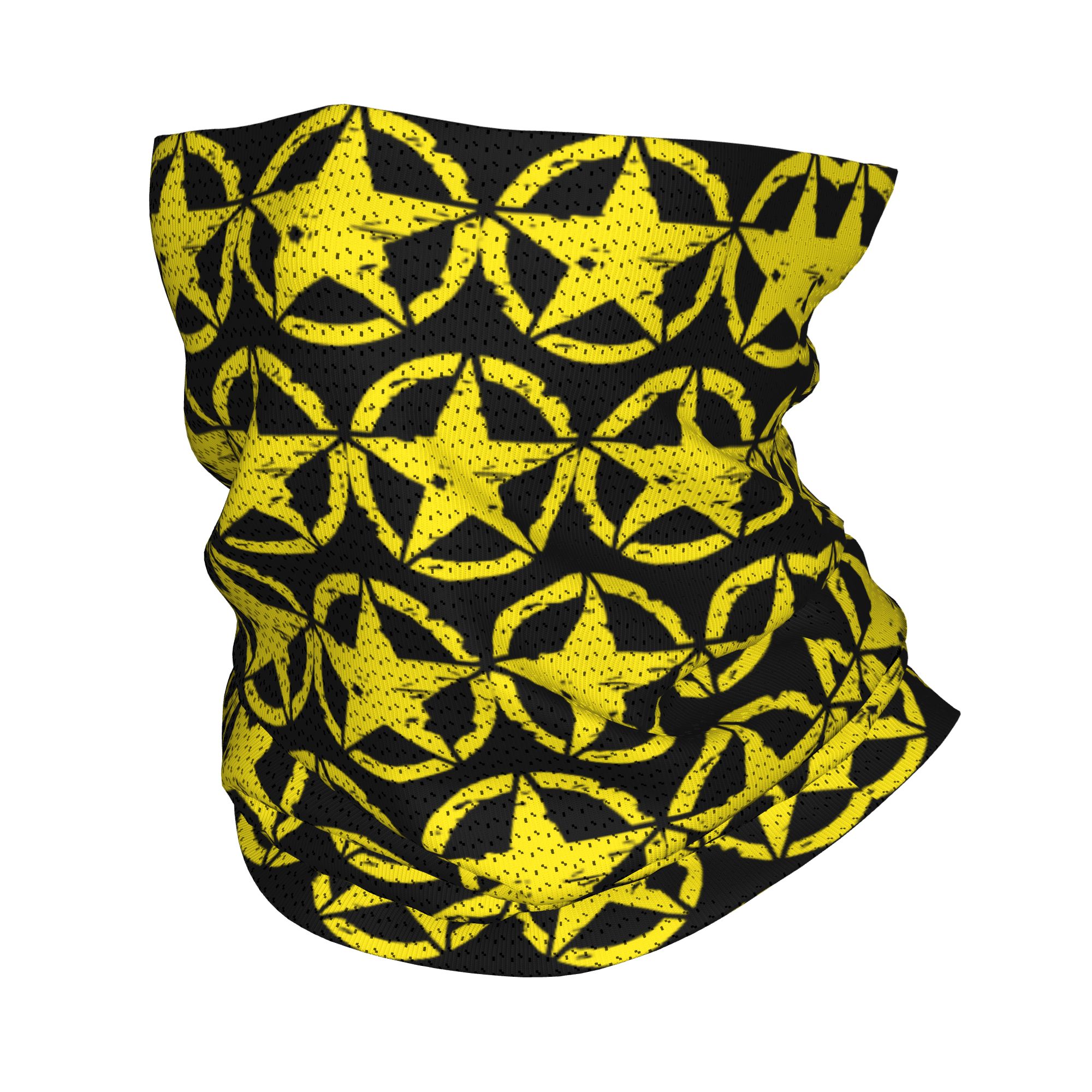 Neck Gaiter Face Cover - Custom America Tactical Military Star Bandana