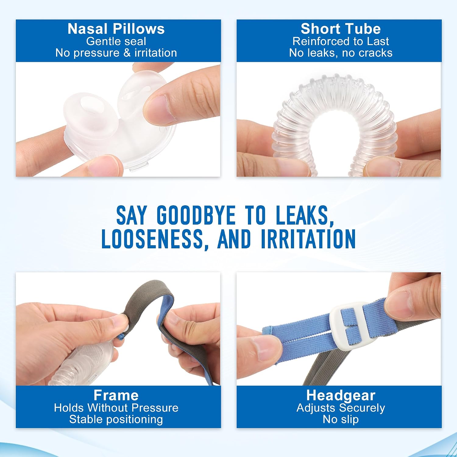 Compatibel met P10 Nasal Pillo - Silicone Mask Bracket recensie en prijs